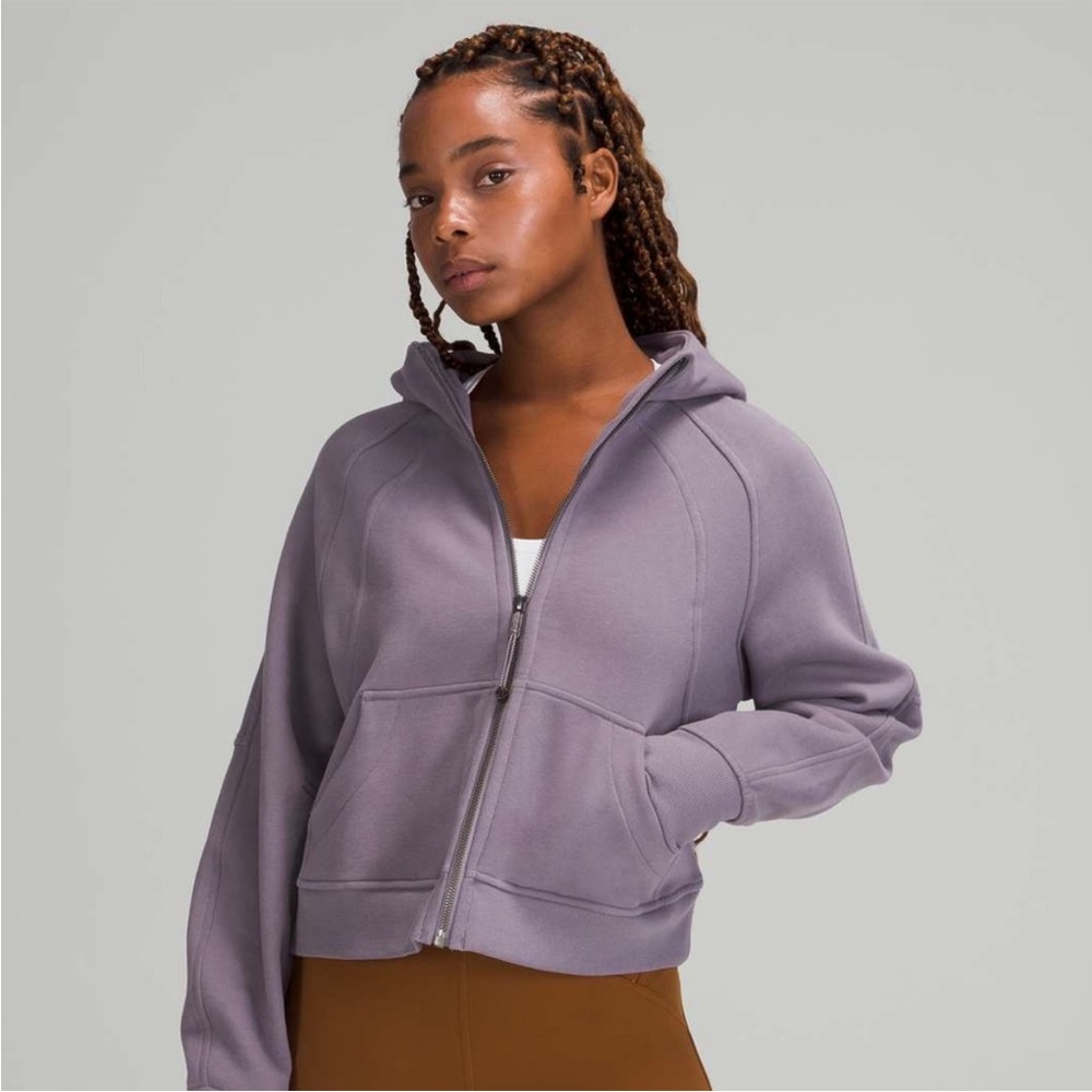 SOLD ————Lululemon Scuba Oversized Full Zip ML Dusky Lavender